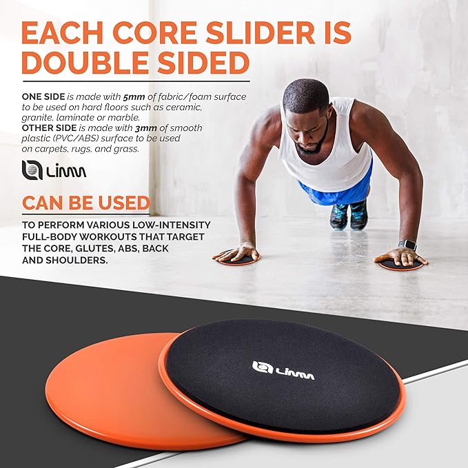 Limm Core Sliders for Working Out - Exercise 2) -