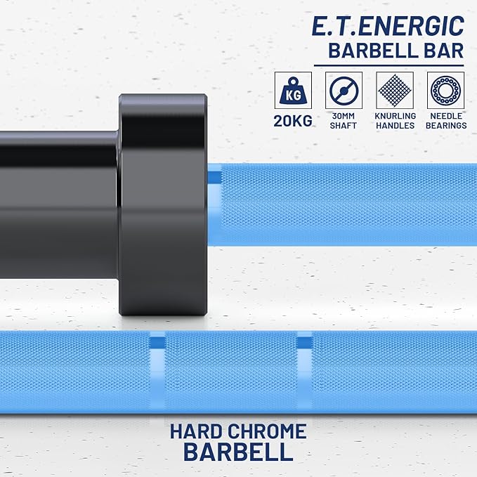 7ft Olympic Barbell Bar 45LB Load 1500-lbs Capacity Available 2" Olympic