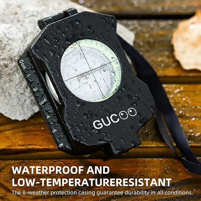 Military Lensatic Compass for Hiking Survival Camping Hunting