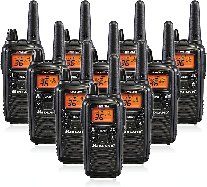 Midland LXT600VP3 36 Channel FRS Two-Way Radio - 30 Mile 10)