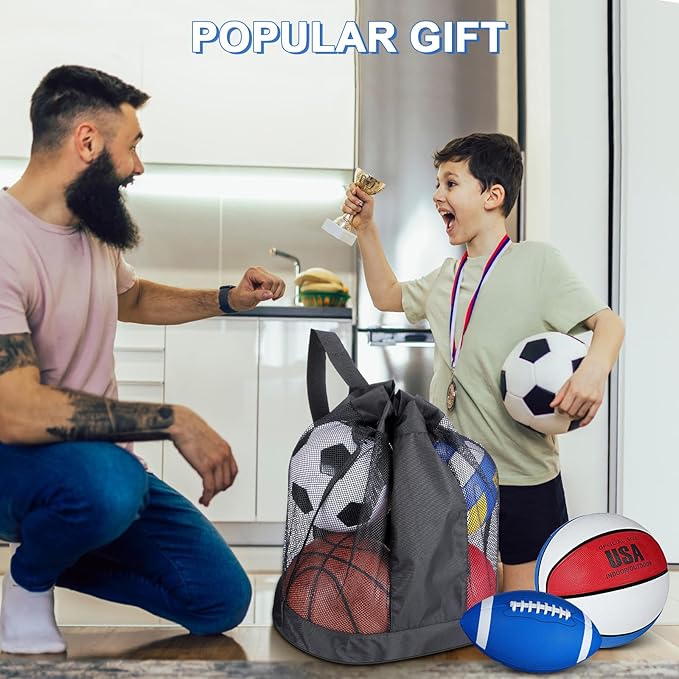 Libima 6 Pcs Multi Sport Ball Set Official