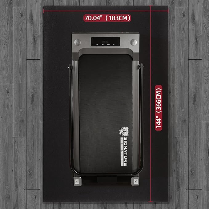 High Density Home Gym Treadmill Exercise Bike Equipment Mat 1/4" Thick,