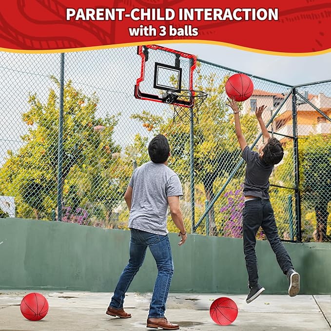 Mini Basketball Hoop Indoor 3 Balls