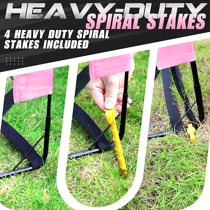 Kids Soccer Goal for Backyard 5×3, 6×4, 6×4, 9×5FT 9×5FT Easy