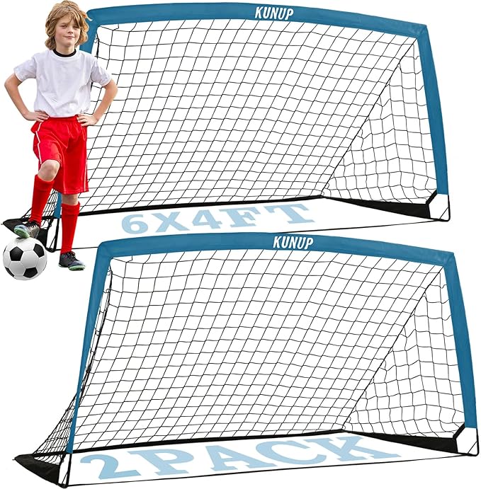 Kids Soccer Goals for Backyard 5×3, 6×4, 6×4, 9×5FT 9×5FT 2 2 Pieces