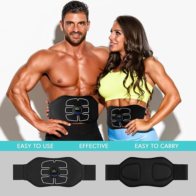 ABS Stimulator, Abdominal Toning Workout Belt Portable, Ab
