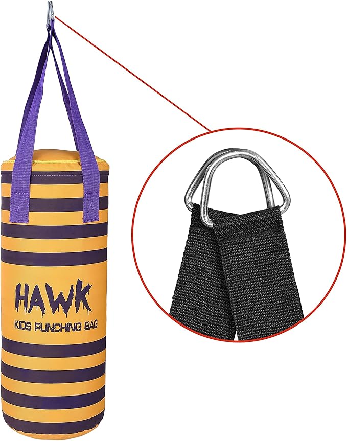 Kids Punching Bag for Kids Boxing Gloves MMA Training Fitness Workout Kickboxing Grappling Karate Heavy Target Bag UNFILLED