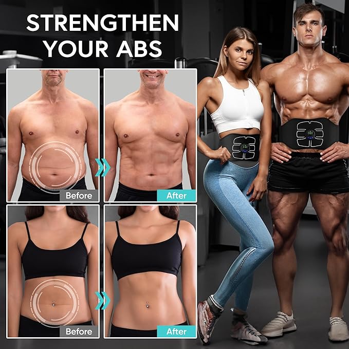 ABS Stimulator, Abdominal Toning Workout Belt Portable, Ab