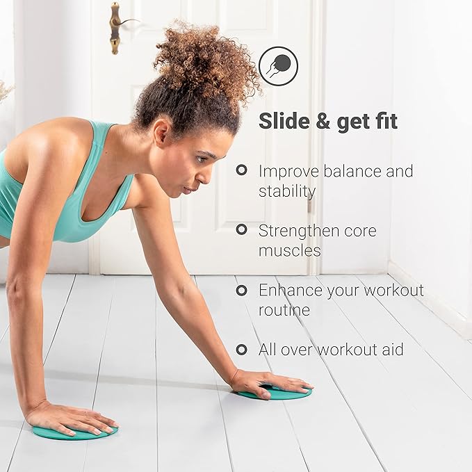 Live Infinitely Core Sliders – Dual Sided Fitness