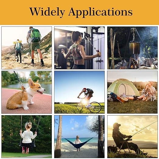 150 Pcs Carabiner Clip Spring Snap Hook, M5 2 Inch Heavy Duty Galvanized Steel Spring Snap Hook, Quick Link Keychain Clip for Keys Swing Set Camping Fishing Hiking Traveling(220 lbs Capacity)