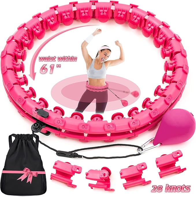 28 Detachable Knots Smart Weighted Hula Hoops