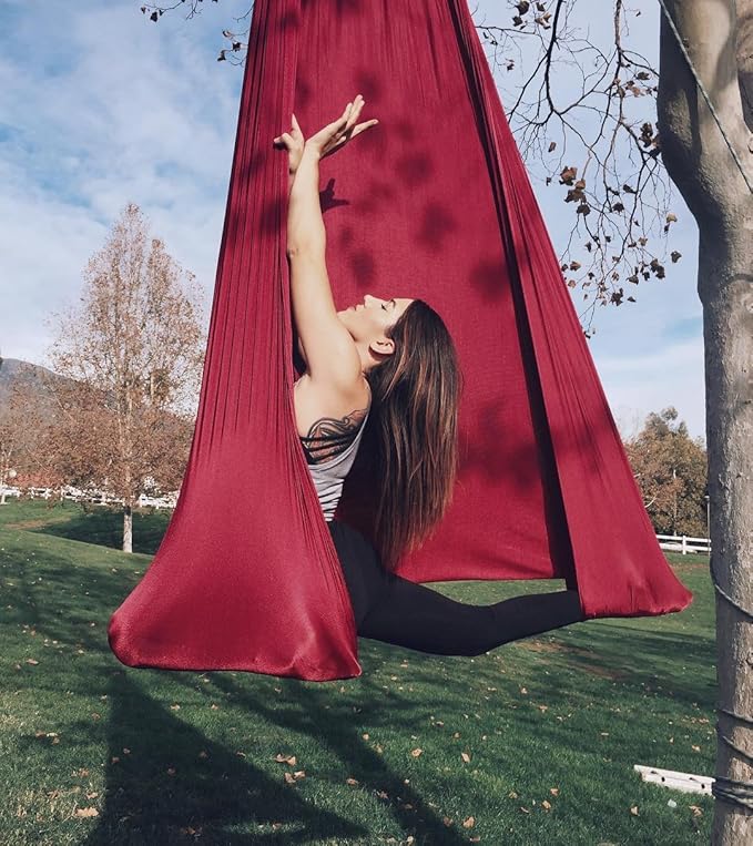 Aerial Silk Yoga Hammock & Swing for yoga Inversion