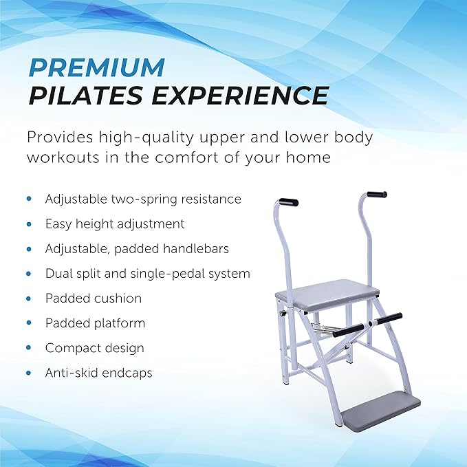 AeroPilates Precision Pilates Chair - Pilates Wunda Chair 300 lbs