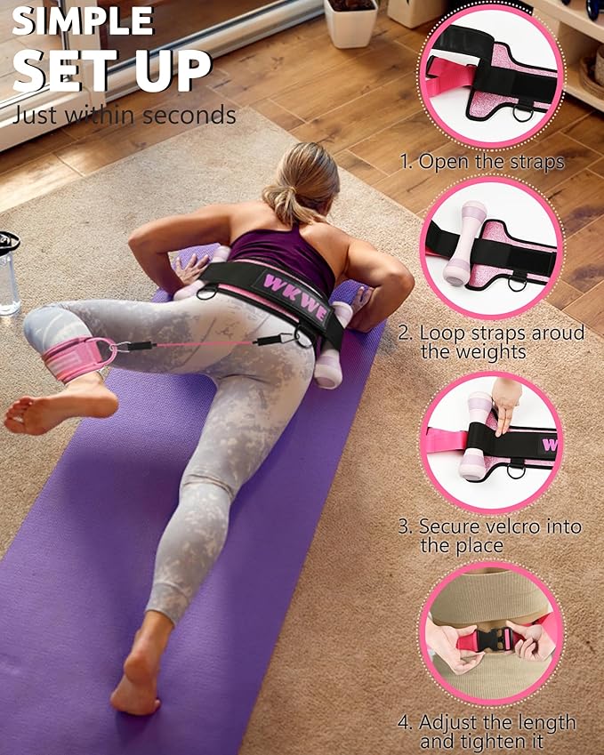 Hip Thrust Belt for Exercise