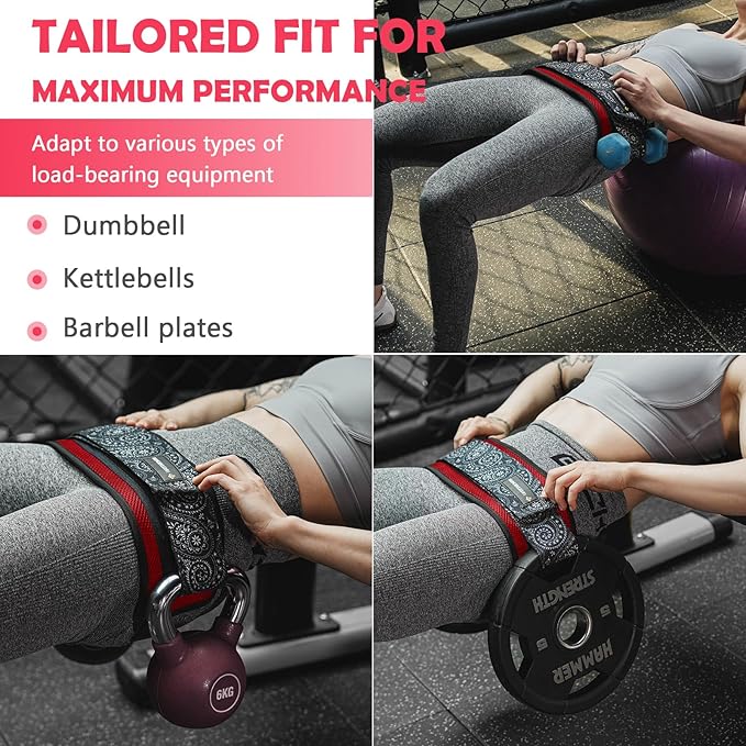 MANUEKLEAR Hip Thrust Belt for Women Glute Training
