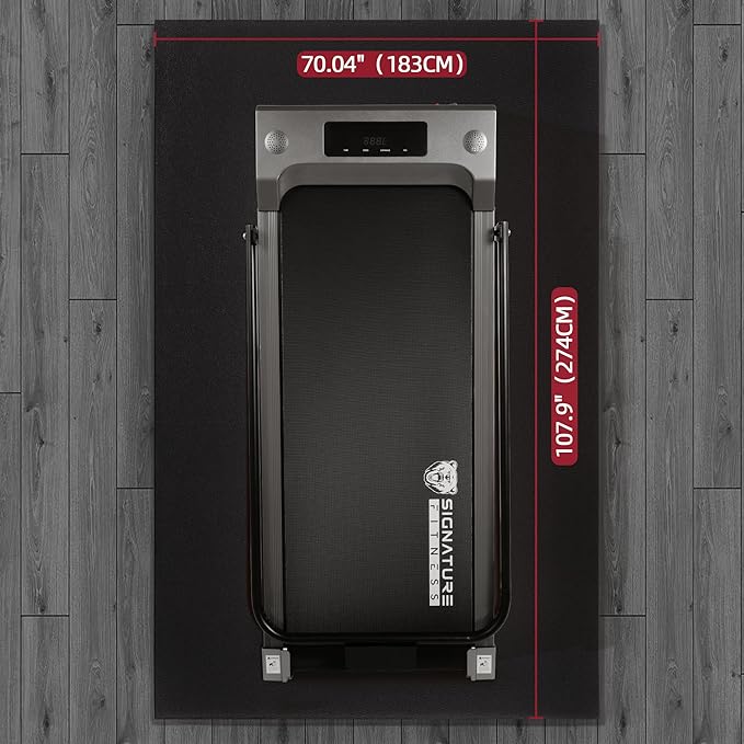 High Density Home Gym Treadmill Exercise Bike Equipment Mat 1/4" Thick,