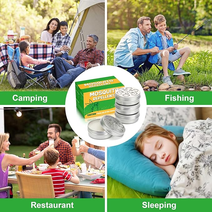4 Pack Powerful Mosquito Repellent - Natural Deet
