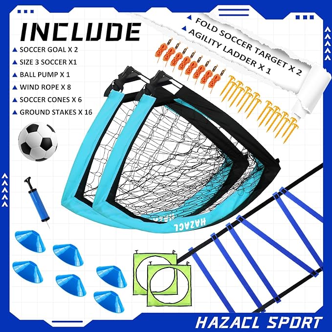 Kids Soccer Goal for Backyard 9x5 FT