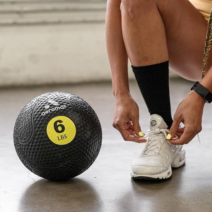 Aeromat Medicine Ball: Weighted Medicine Balls for Exercise 2-30lbs -