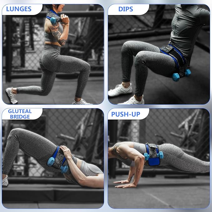 MANUEKLEAR Hip Thrust Belt for Women Glute Training
