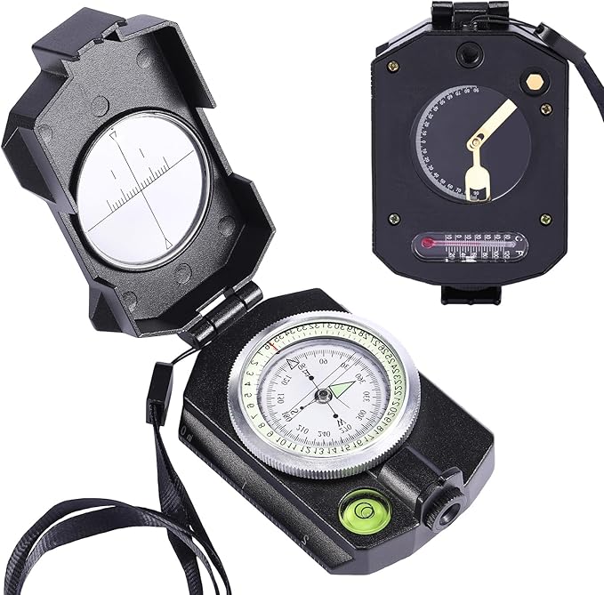 Military Lensatic Compass for Hiking Survival Camping Hunting