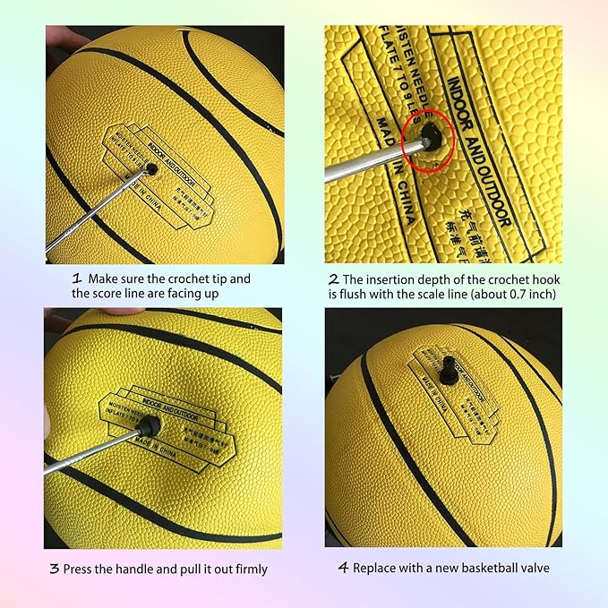 MINDCOLLISION Basketball Valve Replacement Valve