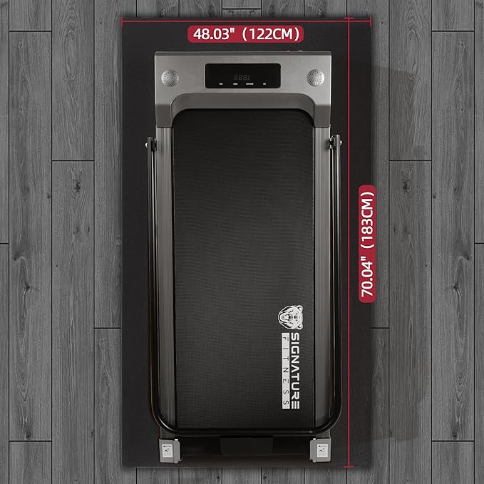 High Density Home Gym Treadmill Exercise Bike Equipment Mat 1/4" Thick,