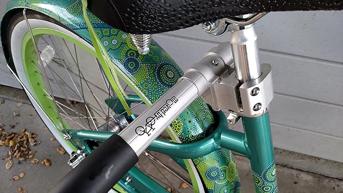 MBB Longboard Bicycle Surfboard Racks, by Moved By Bikes, Compatible with Shortboards, Longboards, and SUP Paddleboards, Quick Release Bars