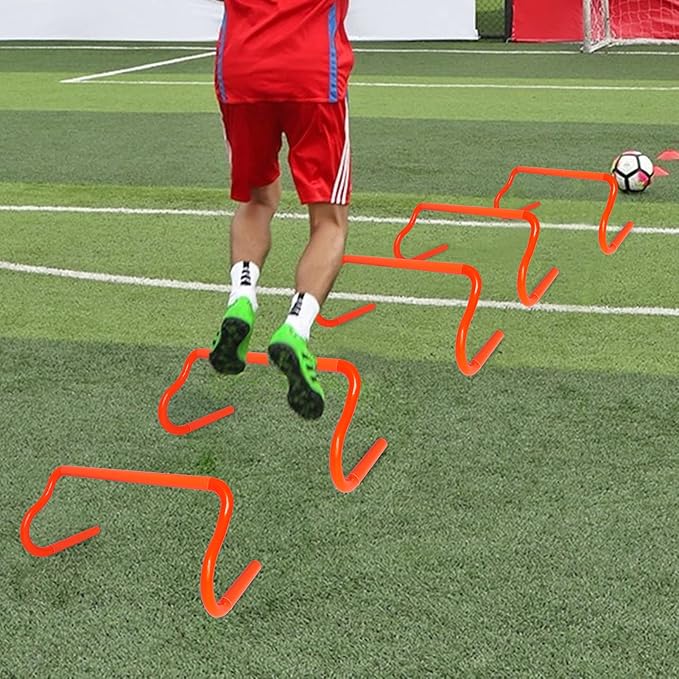 4 Pack Agility Speed Training Hurdles- 9" Detachable