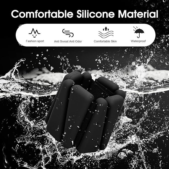 Adjustable Wrist Weights Set of 2 (1Lbs Each)