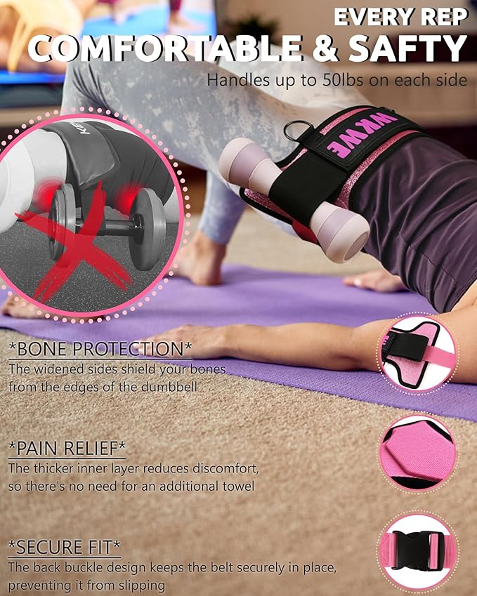 Hip Thrust Belt for Exercise