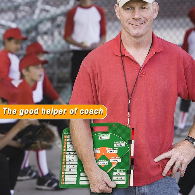 Magnetic Baseball Lineup Board,Baseball Lineup Cards Baseball Lineup 40 Sheets