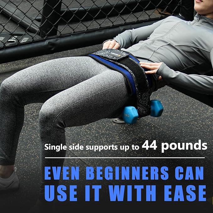 MANUEKLEAR Hip Thrust Belt for Women Glute Training