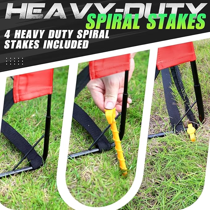 Kids Soccer Goal for Backyard 5×3, 6×4, 6×4, 9×5FT 9×5FT Easy