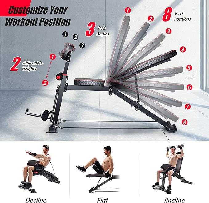 Adjustable Weight Bench 660LBS.