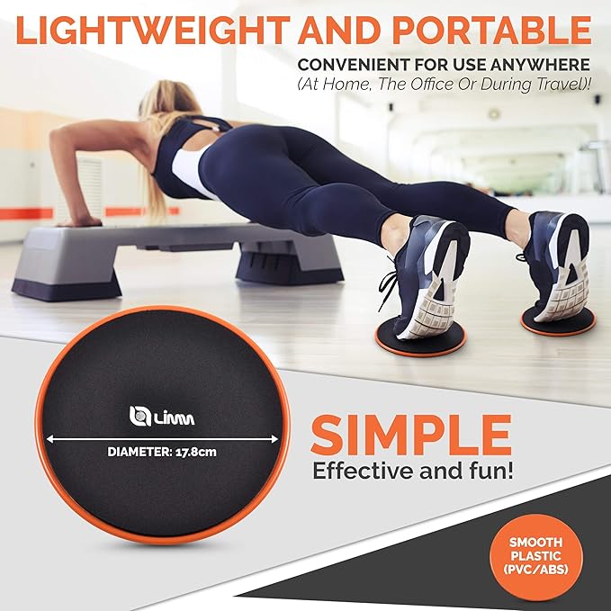 Limm Core Sliders for Working Out - Exercise 2) -
