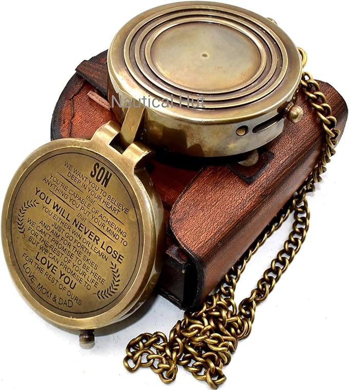 Military Compass for hiking and Survival- Waterproof Brass