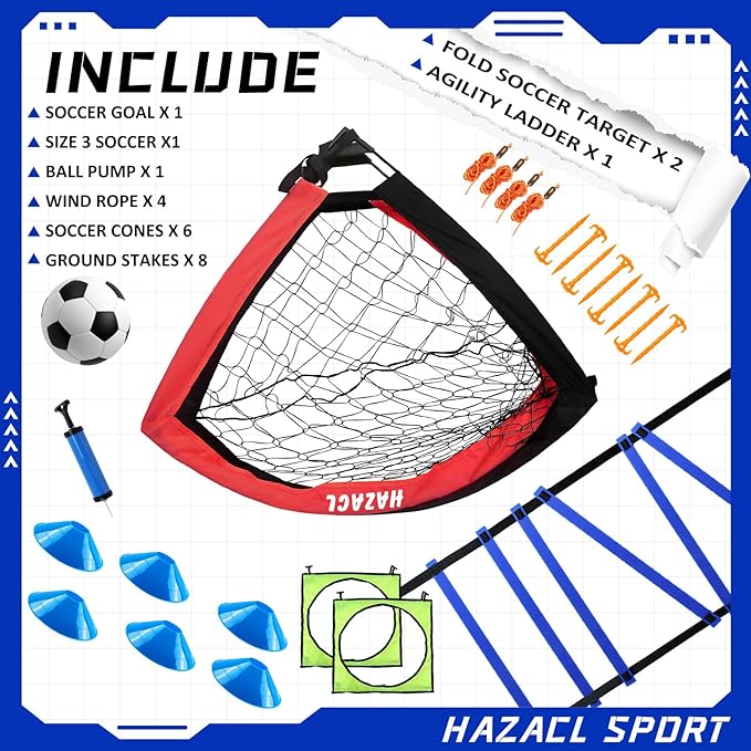 Kids Soccer Goal for Backyard 9x5 FT