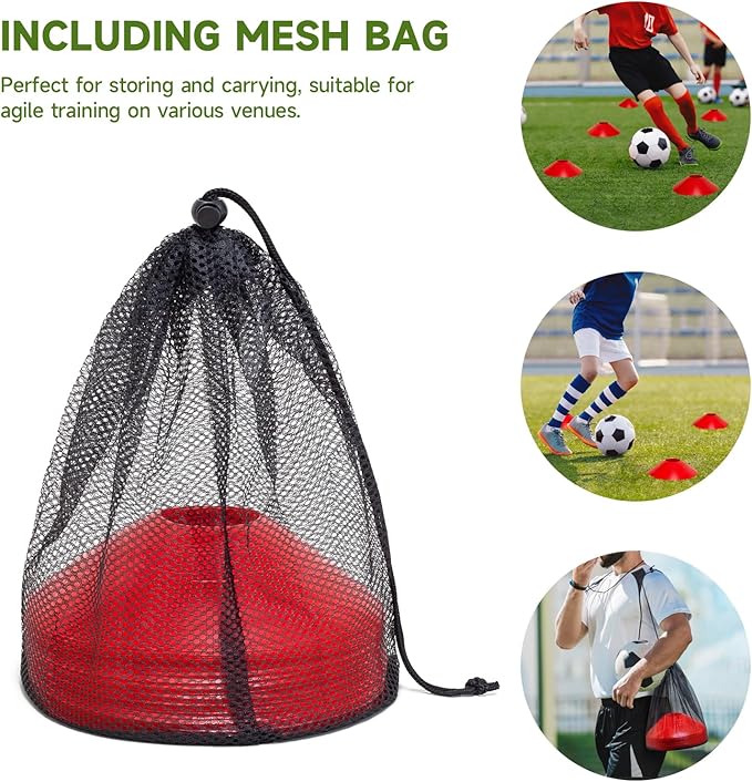 35 PCS Agility Soccer Cones for Training