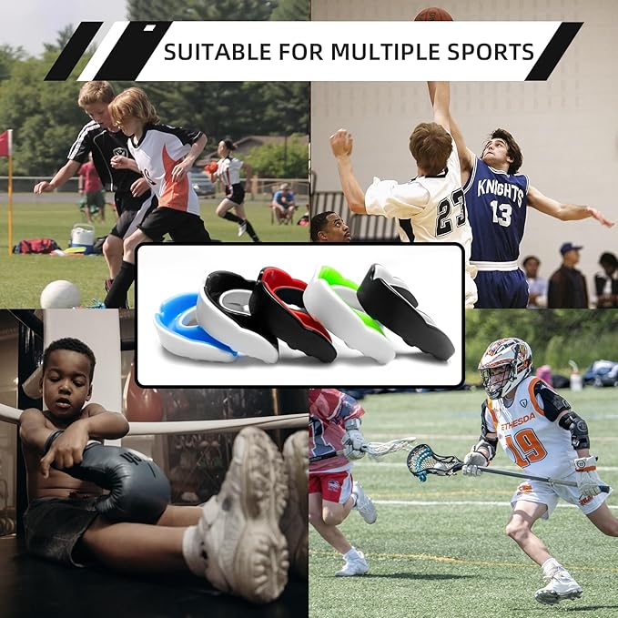 5 Pack Kids Youth Mouth Guard for Sports
