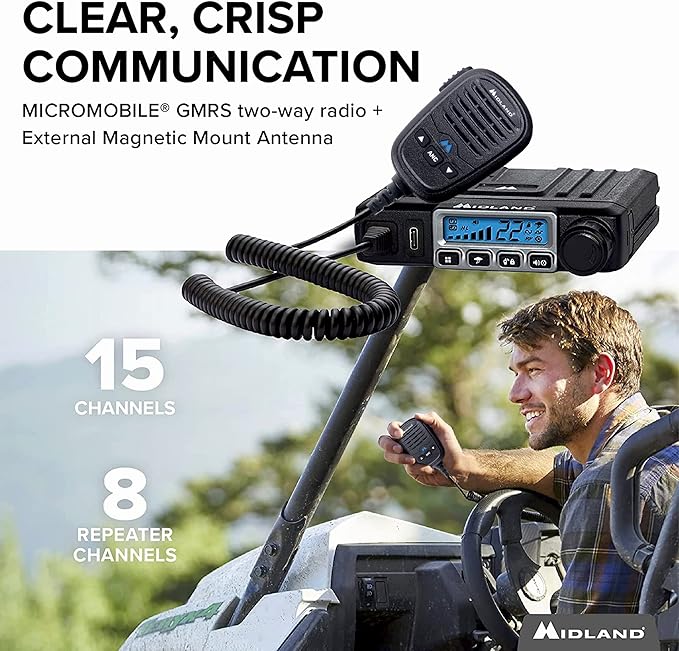 Midland – MXT115 - 15 Watt GMRS MicroMobile 8 Repeater