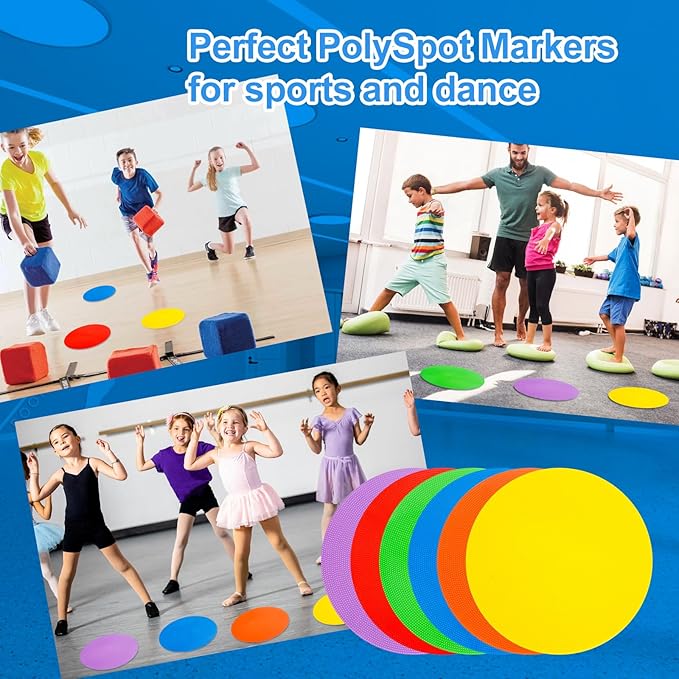 9 inch Spot Markers Flat Field Cones (6 pcs)