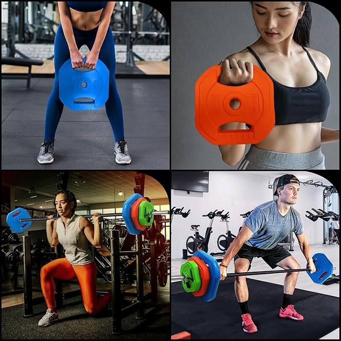 Adjustable Barbell Weight Set, Adjustable Free Weights for Home and Gym Workout