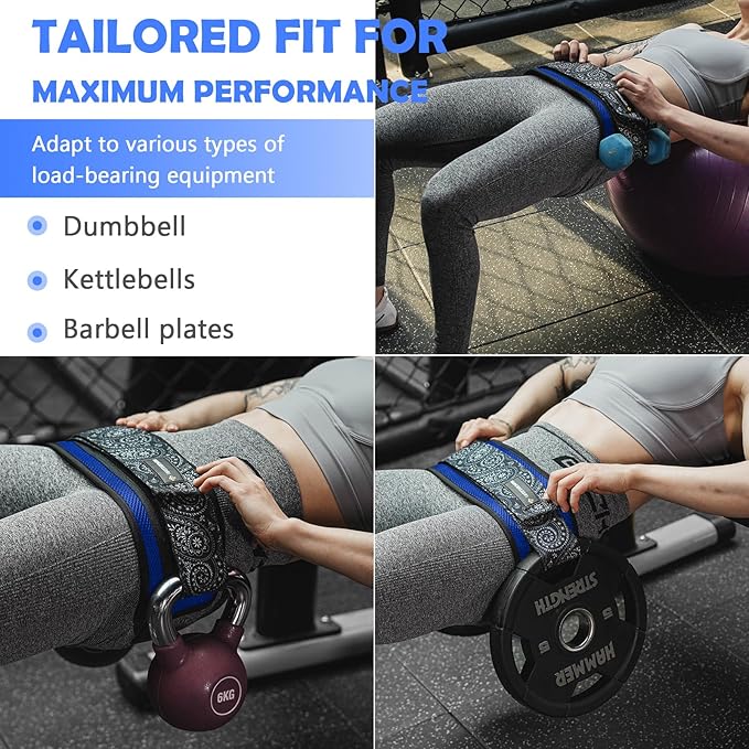 MANUEKLEAR Hip Thrust Belt for Women Glute Training