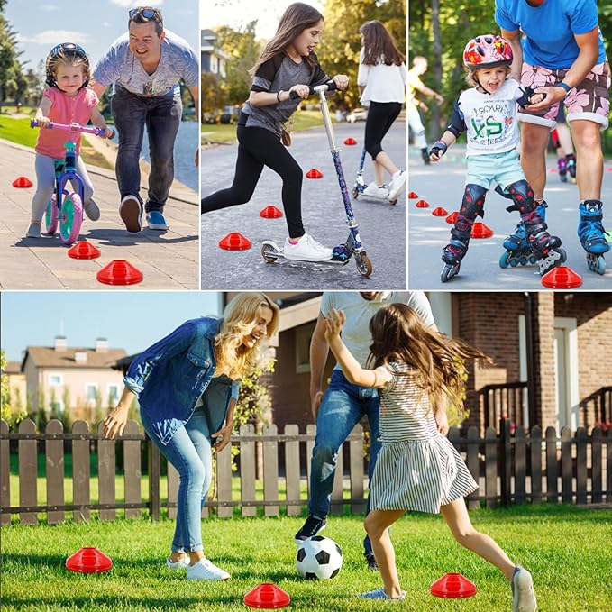 30 Pcs Disc Cones Training Cones Agility Soccer