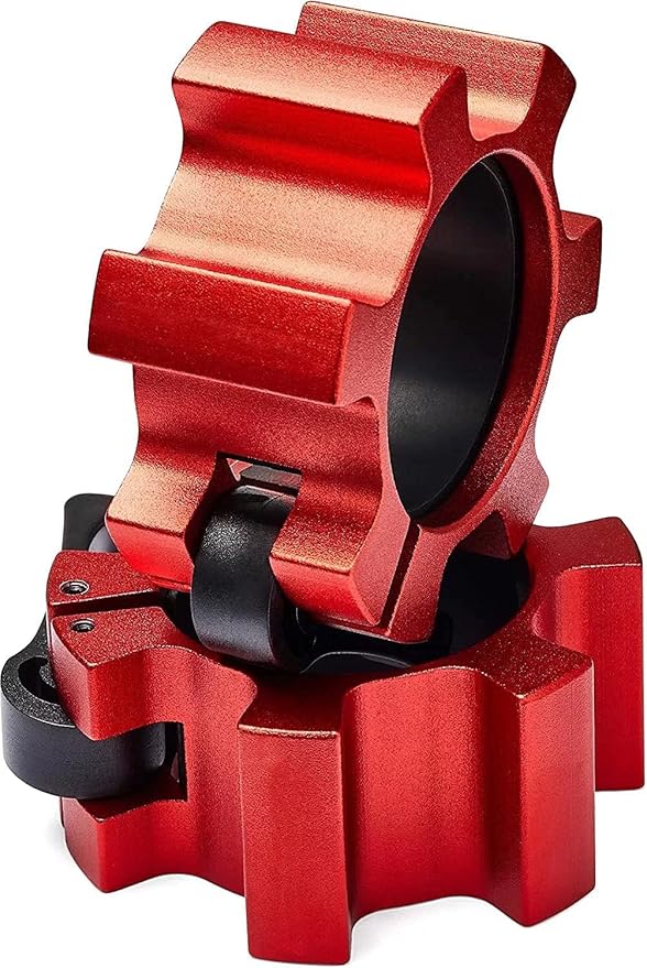 Metal Olympic Barbell Clamps 2inch Heavy Duty Exercise Collars 2" Barbell,Quick 1 Pair