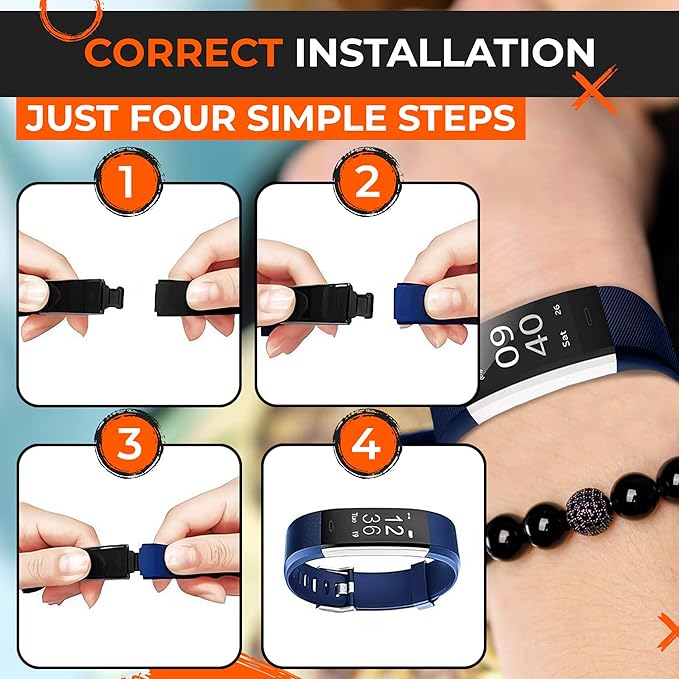 5 Pcs Fitness Tracker Id115plus Hr Replacement Band - Fitness Tracker Wrist Band Fitness Watch Bands Replacement - Fitness Tracker Bands Replacement Smart Watch Replacement Bands Replacement Wristband
