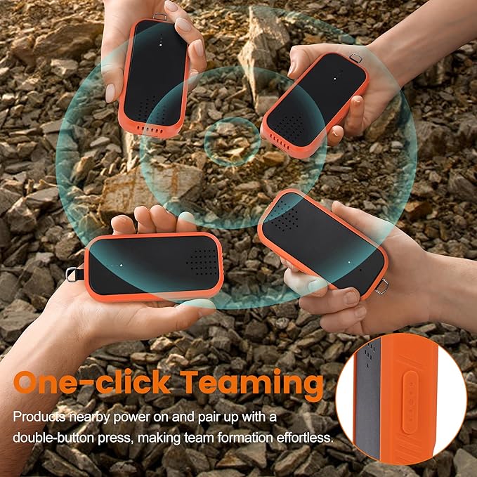 Mesh Communicator Walkie Talkie 2000FT, One-Click