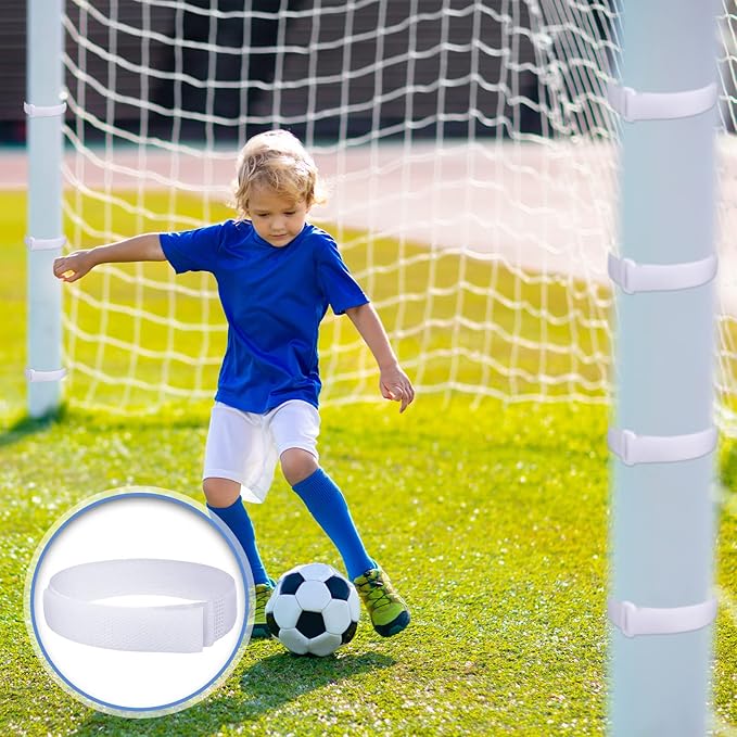30 Pcs Goal Net Straps Soccer Attachment Straps 14 x 0.8 Inch