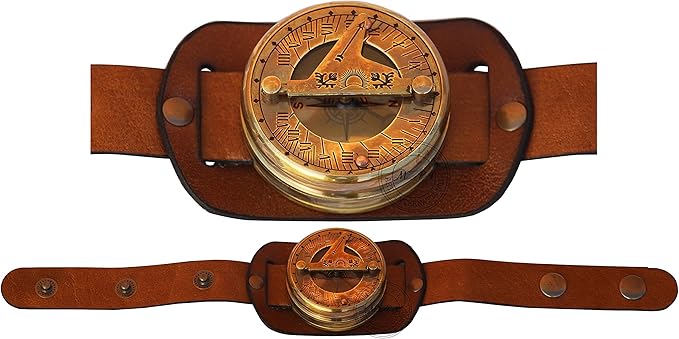 MAI Sundial Compass Wrist Band for Navigational Tool